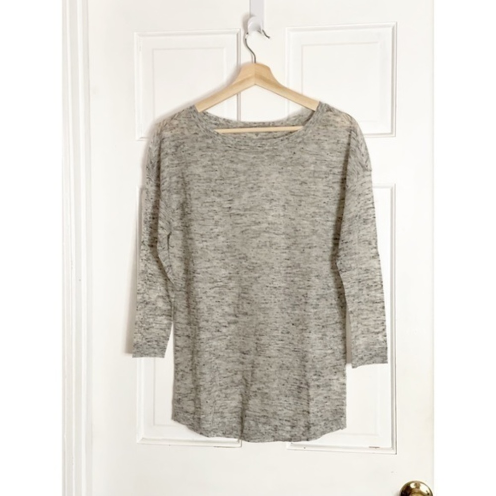 Tart Collections 3/4 Sleeve Linen Blend Tee Shirt